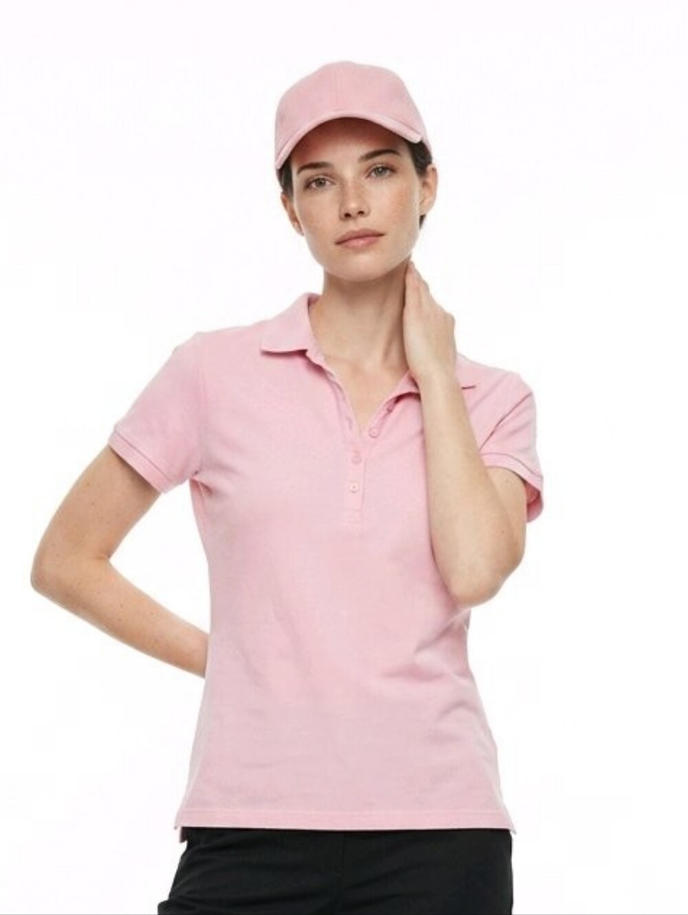 Under Armour Women's Light Pink Polo Golf Top